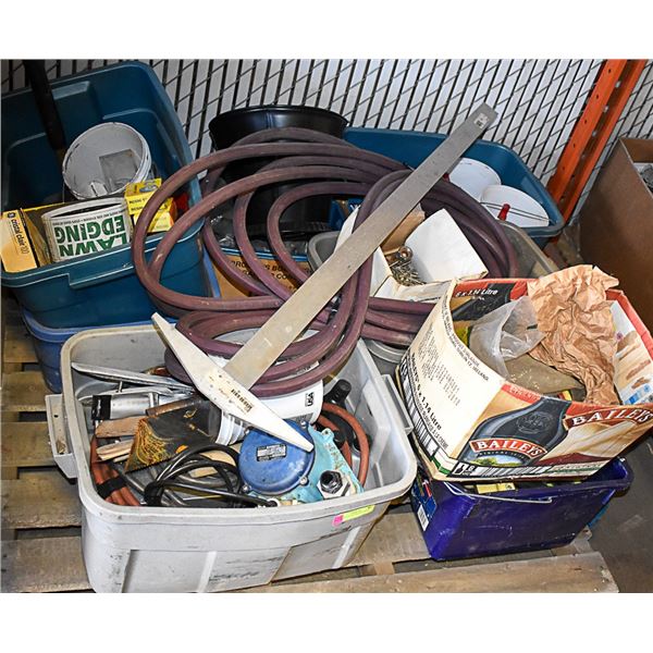 PALLET LOT OF VARIOUS TOOLS