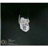 Image 1 : STERLING SILVER HEALING CRYSTAL PENDANT