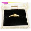 Image 2 : 14K GOLD AND DIAMOND RING