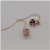Image 1 : BZ337-37 10K  PINK CZ EARRINGS