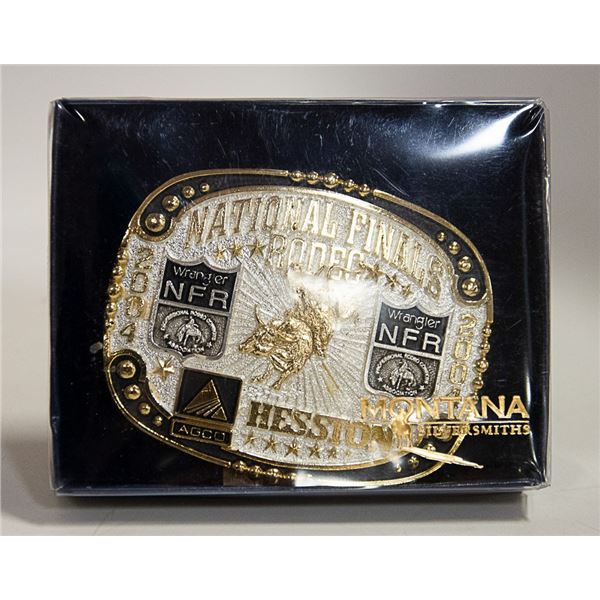 NFR 2004 GOLD/SILVER PLATED LIMITED BELT BUCKLE