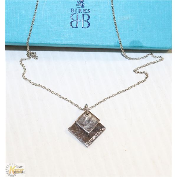 STERLING SILVER NECKLASS MARKED TIFFANY CO.