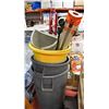 Image 1 : LOT OF GARBAGE CANS, TRIPOD & MORE