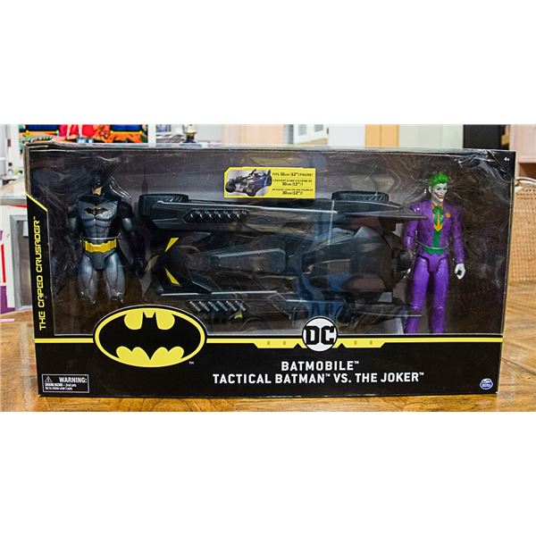 NIB UNOPENED DC BATMOBILE TACTICAL BATMAN VS THE