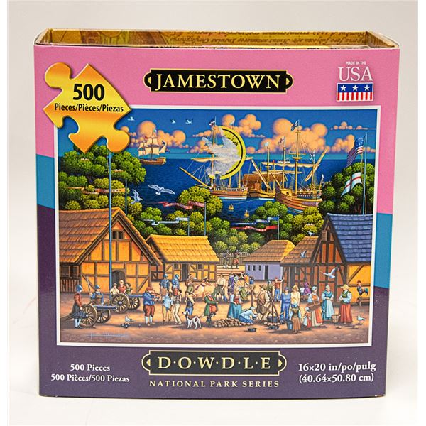 12)  BAG IS FACTORY SEALED, 500 PCE FOLK ART