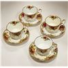 Image 1 : 4 PAIR ROYAL ALBERT OLD COUNTRY ROSES TEA CUP &