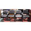 Image 1 : LOT OF 4 ARMCHAIRS