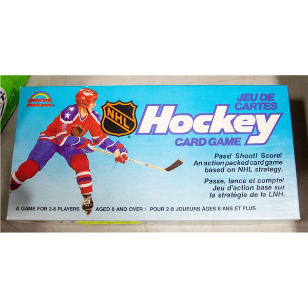 VINTAGE 1985 GRAND TOYS NHL HOCKEY CARD GAME