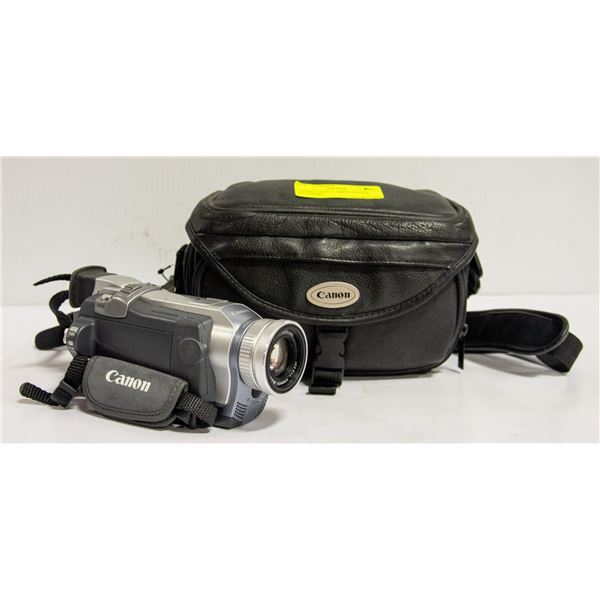 CANON VIDEO CAMERA WITH 2 BATTERIES