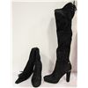 Image 1 : NEW AUTHENTIC GUESS BLACK THIGH-HIGH SUEDE