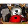 Image 1 : LARGE BOX OF COOKWARE & BAKEWARE INCL. 5.5 US