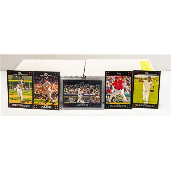 TWO 2007 TOPPS SERIES 1 BASEBALL SET