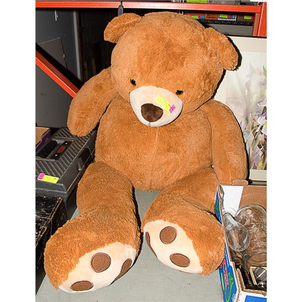 LARGE PLUSH TEDDY BEAR - 55 INCHES TALL