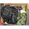 Image 1 : LARGE BOX OF HUNTING/FISHING/WORK GEAR INCL.
