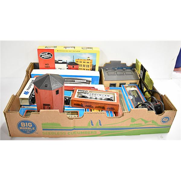 NIB HO MODEL TRAIN, TRACK, DIARAMA & POWER