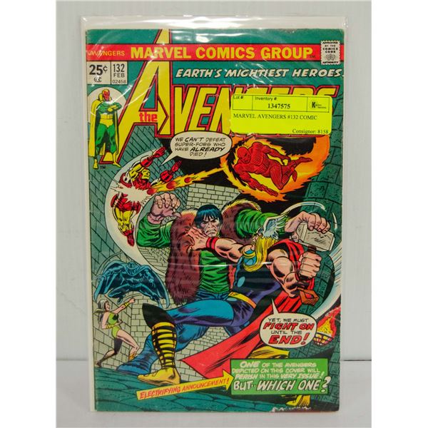 MARVEL AVENGERS #132 COMIC