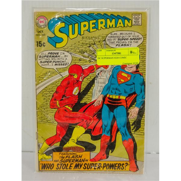 DC SUPERMAN #220 COMIC