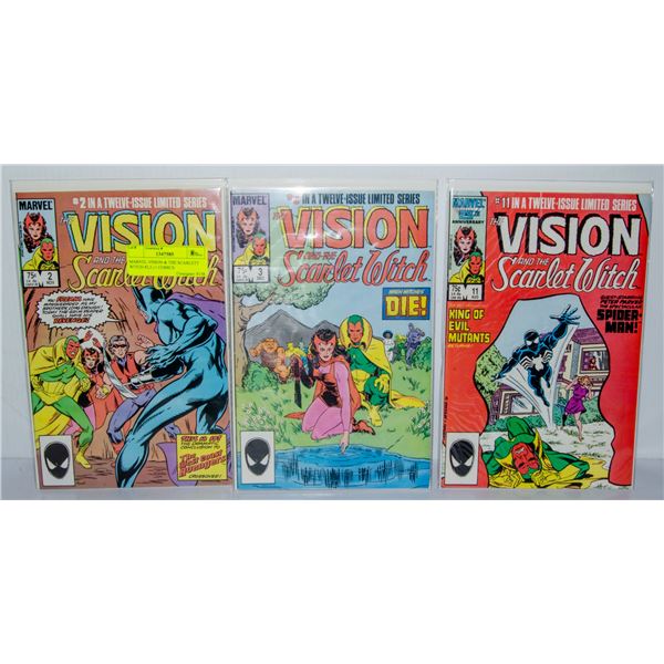 MARVEL VISION & THE SCARLETT WITCH #2,3,11 COMICS
