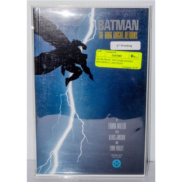 DC BATMAN: THE DARK KNIGHT RETURNS #1, 2ND PRINT