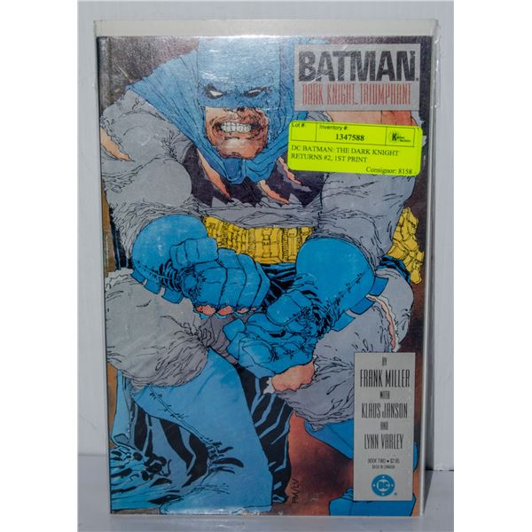 DC BATMAN: THE DARK KNIGHT RETURNS #2, 1ST PRINT