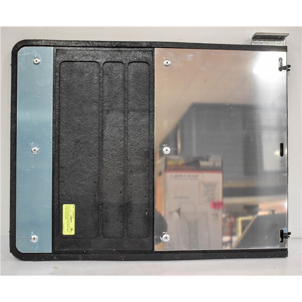 19 X 24 STAINLESS & RUBBER MUD FLAPS W/HANGER
