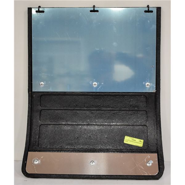 19 X 24 STAINLESS & RUBBER MUD FLAPS