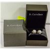 Image 2 : LOT OF 2  CATCHER PEARL EARRINGS