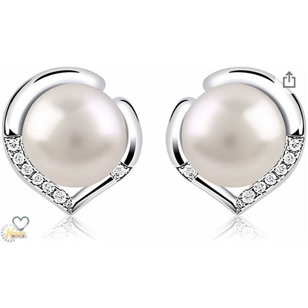 LOT OF 2  CATCHER PEARL EARRINGS