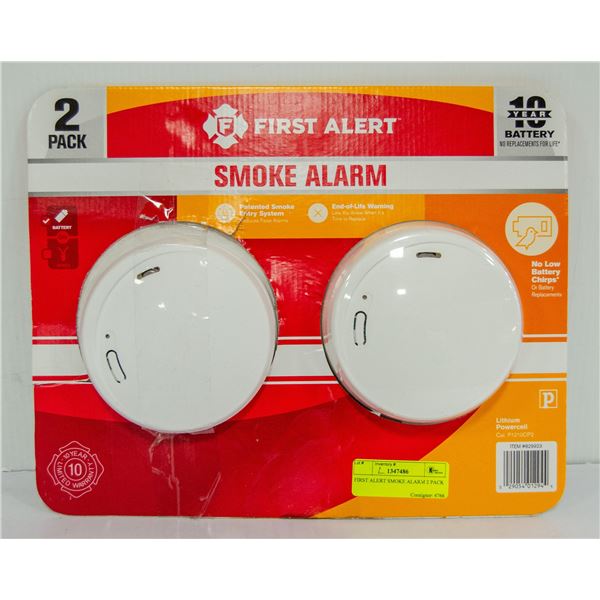 FIRST ALERT SMOKE ALARM 2 PACK