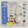Image 1 : FEIT LED SMART BULBS 2 PACK WIFI APP OPERATED