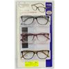 Image 1 : FOSTER GRANT LADIES READING GLASSES 3 PACK +2.50