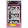 Image 1 : FOSTER GRANT READING GLASSES 3 PACK +1.50 LTD EDIT