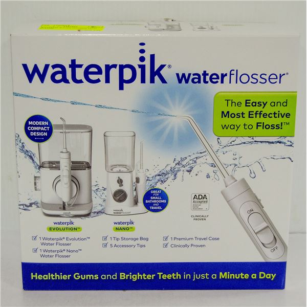 WATERPIK WATER FLOSSER DUAL SYSTEM