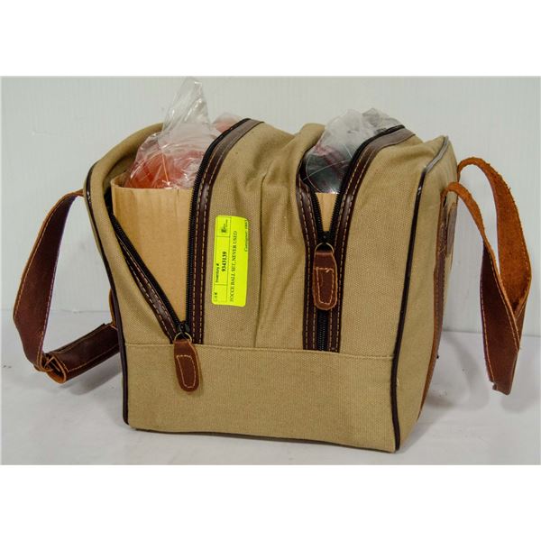 BOCCE BALL SET, NEVER USED