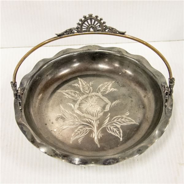 ANTIQUE FRUIT BASKET STAMPED