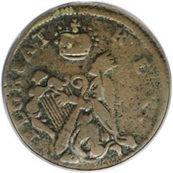 (1670-75) FARTH St. Patrick Farthing VF20 PCGS
