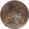 Image 1 : 1773 Virginia 1/2 P, No Period MS67 RB NGC