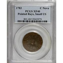 1783 COPPER Nova Constellatio Copper, Pointed