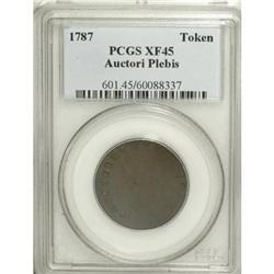 1787 TOKEN Auctori Plebis Token XF45 PCGS