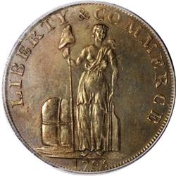 1795 Cent Talbot, Allum & Lee Cent PR61 Brown