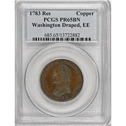 1783 Washington & Independence, Draped Bust