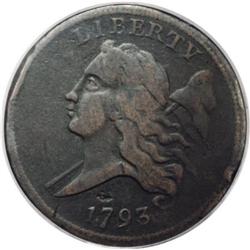 1793 1/2 C Fine 15 PCGS