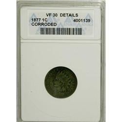 1877 1C--Corroded--ANACS. VF30 Details