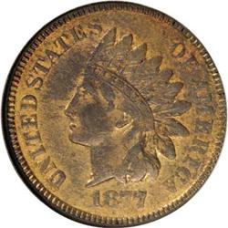 1877 1C MS62 Red and Brown NGC