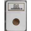 Image 3 : 1877 1C MS62 Red and Brown NGC