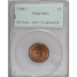 1881 1C MS65 Red PCGS