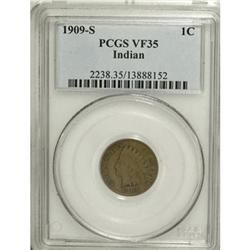 1909-S 1C VF35 PCGS