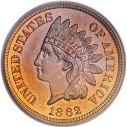 1862 1C PR66 PCGS