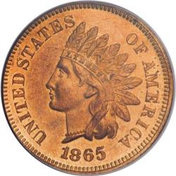 1865 1C PR64 Red PCGS