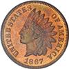 Image 1 : 1867 1C PR65 Red PCGS